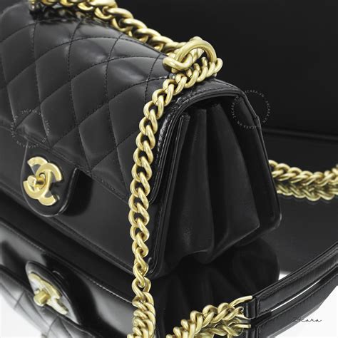 chanel seasonal navy bag gold hardware flap bag|Chanel flap.